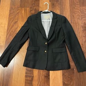 Banana Republic black wool blend blazer sz 6